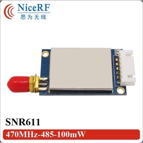 2pcs/pack 470MHz RS485 Port 100mW 1400m Long Distance Range Network Node Module SNR611 Use for Remote Telemetry