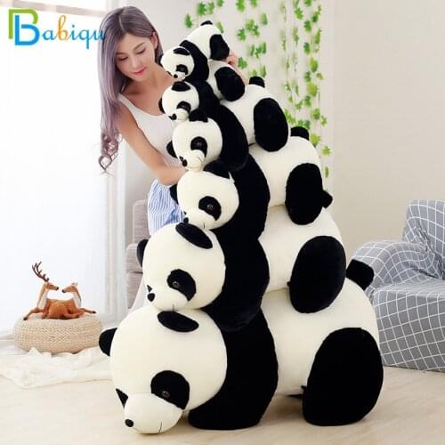30-50CM Kawaii Baby Panda Bear Plush Stuffed Animal Doll Animals Toy Pillow Cartoon Kawaii Dolls Girls Lover Gifts