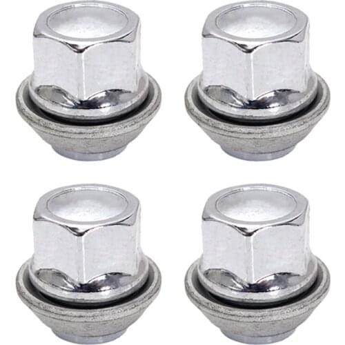 4pcs M12x1.5 REPLACEMENT WHEEL NUTS ALLOY 19MM FOR FORD C-MAX CORTINA FOCUS CHROME