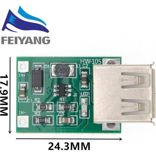5PCS DC 3V to 5V USB Output charger step up Power Module Mini DC-DC Boost Converter
