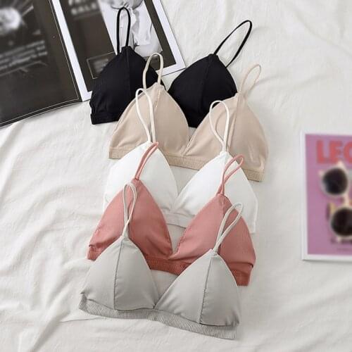 Seamless Wire Free Bras Summer Cotton Tube Tops Women Bras Sexy Liongeries Underwear