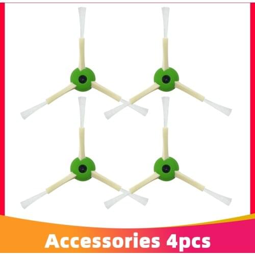 3-Armed Side Brush for iRobot Roomba i3 i7 / i7+ Plus / E5 / E6 Robot Vacuum Cleaner Replacement Accessories Flexible Material