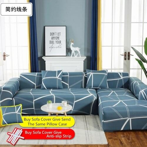 New Corner Sofa Cover Elastic Couch Cover for Sofa Sectional L Shaped Sofa Cover Chaise Longue Stretch Sofa Slipcover L shape