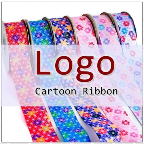 Cartoon Designer Grosgrain Ribbon Printed Luxury Brand Pattern 10 Yards for DIY Sewing & Hair Bow Accessories
