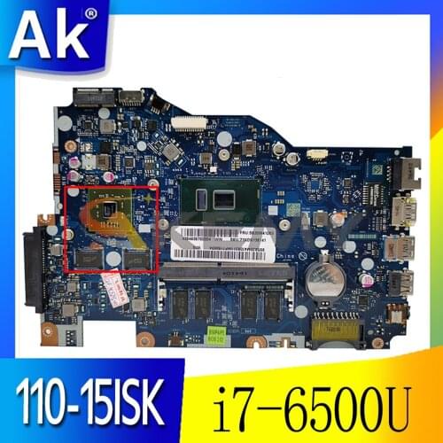 For Lenovo 110-15ISK Notebook Motherboard BIWP4 / P5 LA-D562P CPU i7 6500U 4GB RAM GPU R5 M430 2G 100% test work free shipping