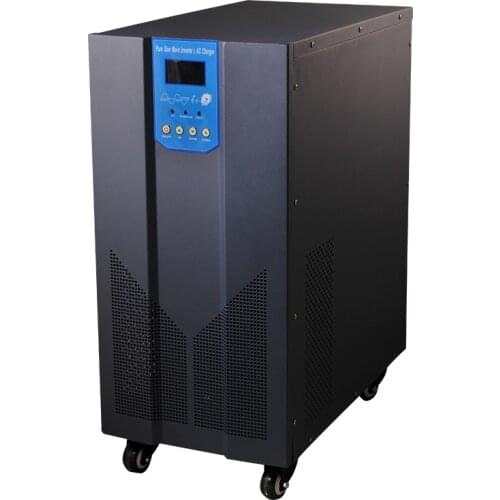 Hybrid 100A MPPT solar charge controller loading large power capacity 30KW 240 VDC UPS inverter for off-grid solar system