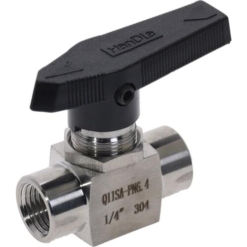 Stainless Steel 304 Needle Valve 1/8'' 1/4'' 1/2'' Female SS304 For Water Gas Oil Q11SA