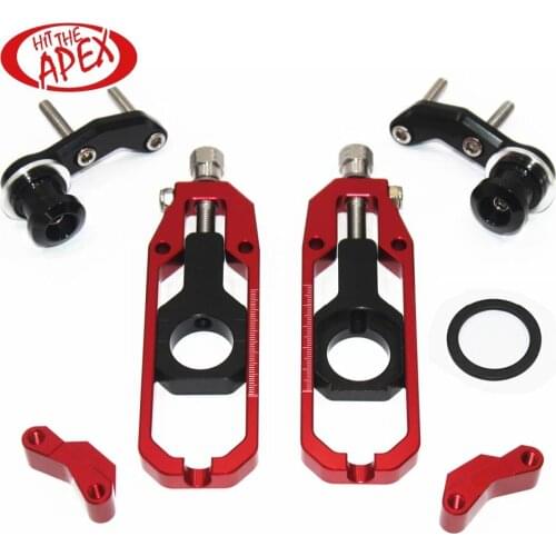 Kit for Kawasaki ninja ZX10R ZX-10R 2011 2012 2013 2014 2015 CNC Motorcycle Chain Tensioner Adjuster with Swing arm Spools