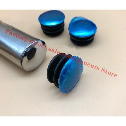10pc Plastic tube end cap Round Steel Pipe Blanking Insert Plug Non-slip furniture Leg dust cover protector leveling feet system
