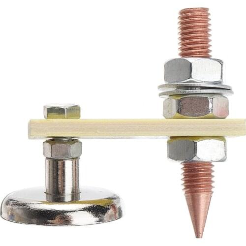 Magnetic Welding Head Safety Wire Holder With Copper Tail Welding Support Ground Clamp Welding Equipment Solder Tool