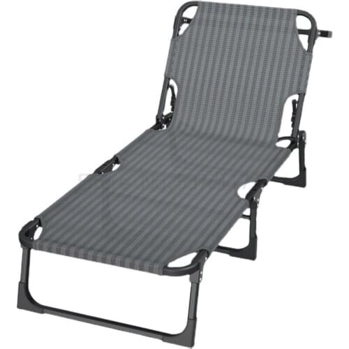 Single bed office lunch break lounge chair small family dual-purpose folding chair portable nursing bed