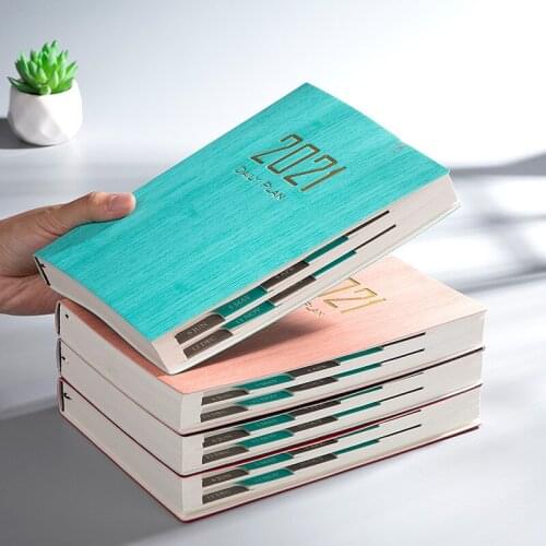 Schedule this a5 efficiency manual notebook 365-day time management plan this year calendar