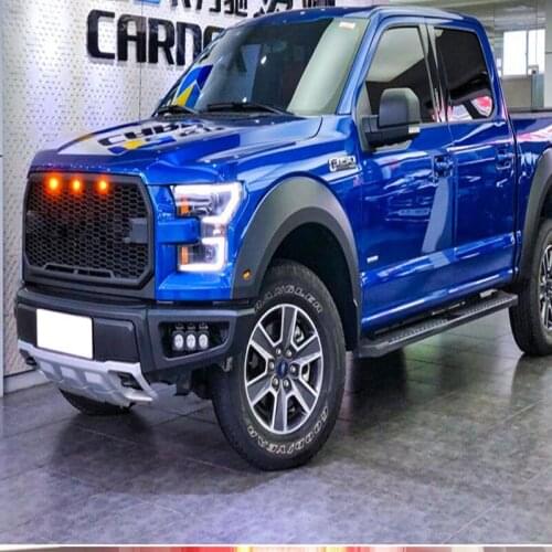 1Pc Grille of Car net warning light with light For Raptor refit LED pickup off-road warning light Daytime Running Lamp refitting