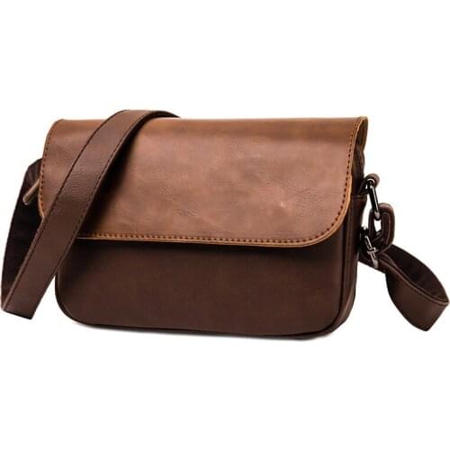 New Mens Messenger Bag Genuine Leather Vintage shoulder bag carry on backpack weekender bag travel man handbag men