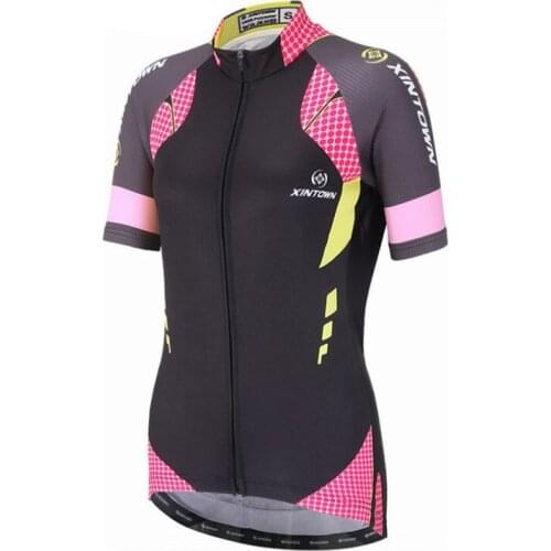 Xintown 2018 Women Short Sleeve Cycling Jersey Ropa Ciclismo MTB Bike Jersey Bicycle Clothing Maillot Sports Cycling Clothing