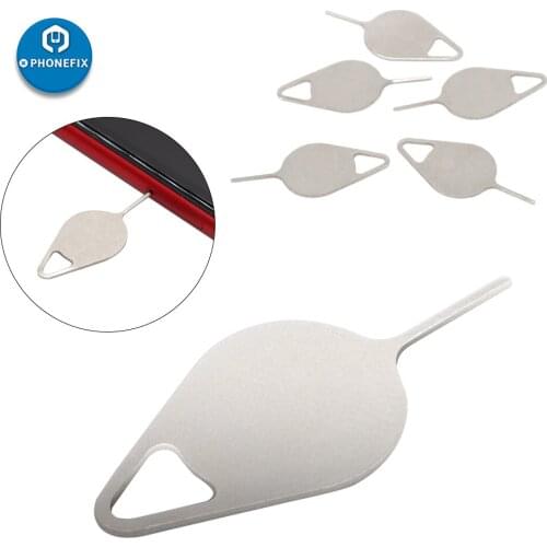10PCS Sim Card Remover Tool Opener Ejector For iPhone Samsung Smartphone Take Sim Card Removal Tool Pin Needle Replacement Part