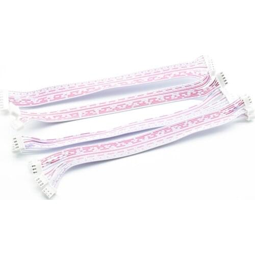 5Pcs JST 2.54mm Pitch Connector Cable XH2.54 Plug Line length 20cm Red and white 2Pin/3P/4P/5P/6P