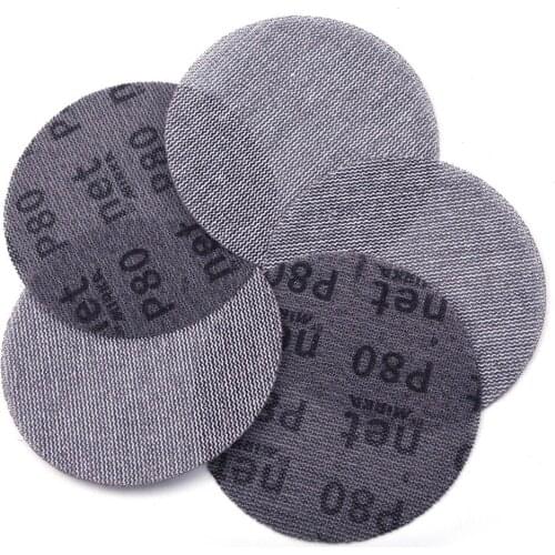 80# 180# 240#Mesh Sanding Discs Dust-free Mesh Sandpaper Material Removal Finishing Sanding