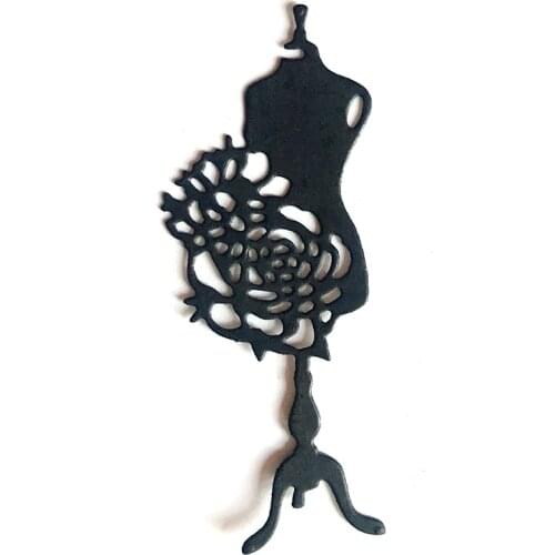 Flower Clothes Shelf Metal Cutting Dies Stencils for DIY Scrapbooking Decorative Embossing Paper Card