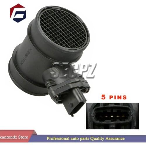 0281002180 MAF MASS AIR FLOW SENSOR METER for Opel ASTRA G COMBO CORSA C OMEGA B VECTRA B ZAFIRA VAUXHALL 0281002443 90530767