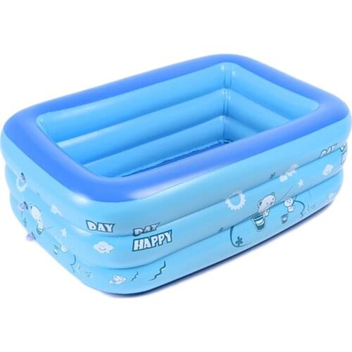 2020 Children Bathing Tub Baby Home Use Paddling Pool Inflatable Square Swimming Pool Kids Inflatable Pool GQ