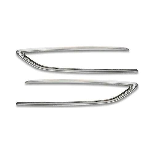 For Opel Astra K Chrome Fog light Frame 2 Piece 2015 and Above Chromium Styling Accessories Modified Stainless Steel