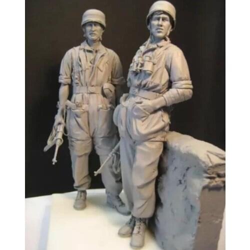 1/16 Scale Unpainted Assembly Resin Figure Kit Soldiers