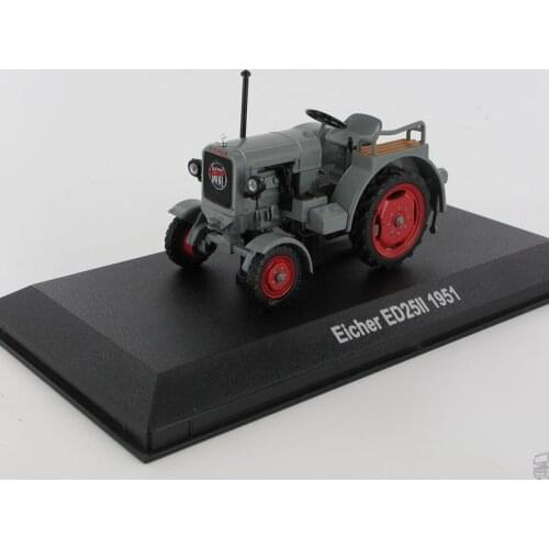 1:43 Scale Eicher ED25 1951 Old-fashioned Agricultural Locomotive Alloy Tractor Model Collection Ornaments Kids Toys Boys