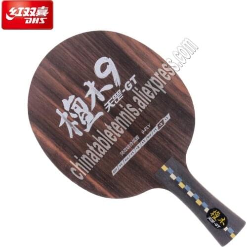 Original dhs DI-GT 9 PLY PURE WOOD table tennis blades for ping pong racket professional Sandalwood quick attack racquet sports