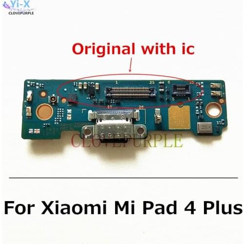 Original USB Charging Port Mic Microphone Dock Connector Board Flex Cable Repair Parts For Xiaomi Mi Pad 4 Pad4 Plus