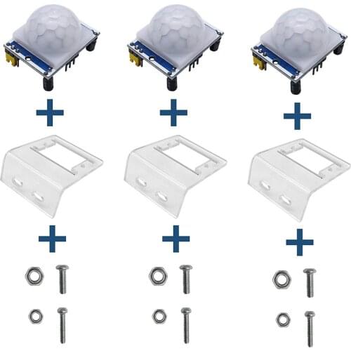 HC-SR501 Adjust IR Pyroelectric Infrared PIR Motion Sensor Detector Module for Arduino raspberry pi DIY kits