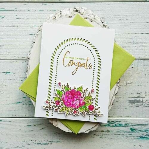 Mmao Crafts Metal Steel Cutting Dies New Arc label tag decoration Stencil For DIY Scrapbooking Paper/photo Cards Embossing Dies