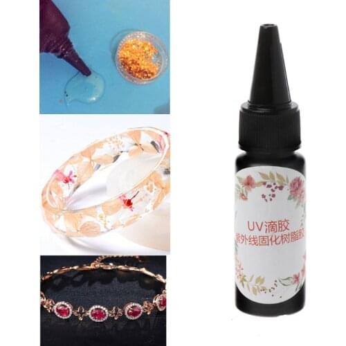 30g Hard UV Glue Transparent Ultraviolet Curing Resin Casting For Jewelry Making Soap Making Tool Dropshipping