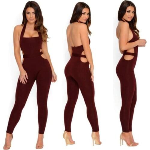 Fitness Women Sport Suit Jumpsuit 2021 Sexy Sleeveless Tracksuit Yoga Set Backless Gym Running Sportswear Leggings Workout Sport