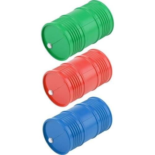 1/10 RC Car Decoration Plastic Mini Oil Drum Tool for RC Crawler Axial SCX10 90046 TRX4 TAMIYA CC01 D90 Simulation accessories