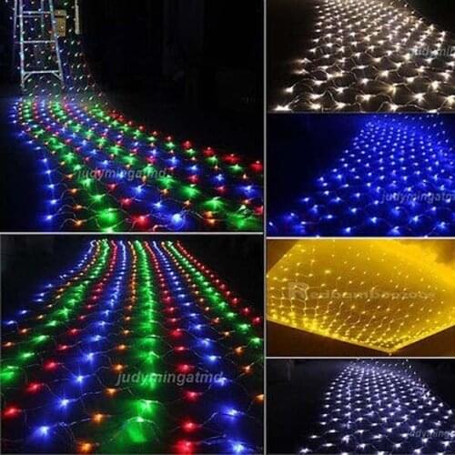 1.5x1.5m Net Lights LED String Strip Fairy Lights Garland For Wedding Christmas Party Home Garden Outdoo Decoration,HOT OFFER