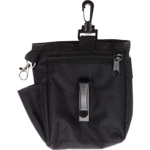 1pc x Pet Treat Training Bag Black Pet Dog Puppy Training Treat Snack Bag Feed Bait Food Pouch Belt Bags