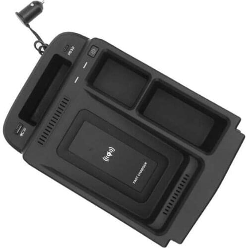 Auto accessorie car styling 15W Wireless Charger Armrest Storage Box QC3.0+PD3.0 Fast Charging Replacement for Honda CRV 17-21