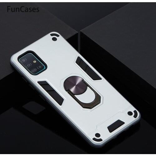 Car Magnetic Ring Smart Phone Covers For Samsung A50S Samsung Galaxy A50 A30S A51 A71 A20S A81 A70S A91 A10S Casa PC Protector
