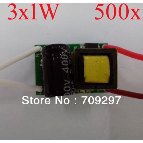 Free DHL/FEDEX/EMS, 500pcs/lot 3x1W LED power driver for 1W LED chip 952208