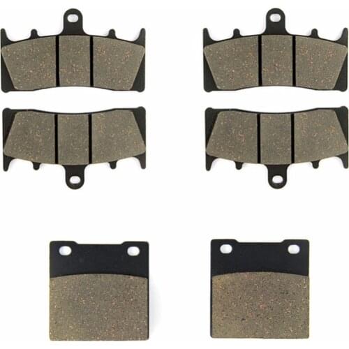 SOMMET Motorcycle Front + Rear Brake Pads Disks for Suzuki GSX 1300 R Hayabusa (99-07) GSX1300 LT188-188-63