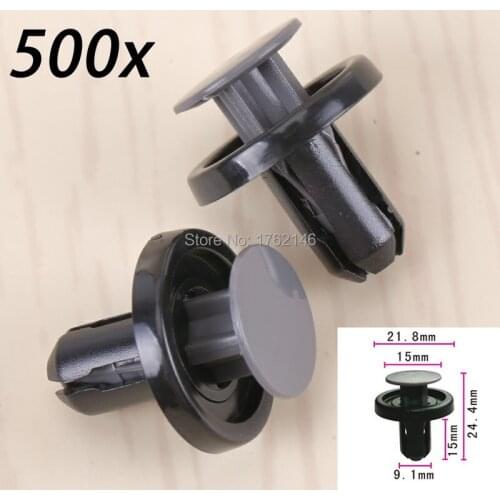 500x Bumper Engine Under Cover Push-Type Retainer Clips # 90467-09227 For Toyota 4Runner RAV4 Limited Sport Scion XB 2006 - On