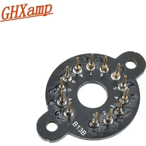 GHXAMP QS30-1 Nixie Tube Socket Numerical Readout Tube Base B13B ZM1020 Z560M SZ-8 Valve Bottom Stand Footing Foundation 1PC