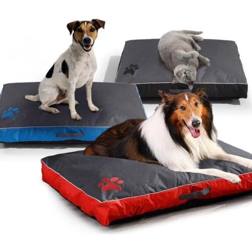 Dog Beds for Large Dogs House Sofa Kennel Square Pillow Husky Labrador Teddy Large Dogs Cat House Beds Mats ZM727