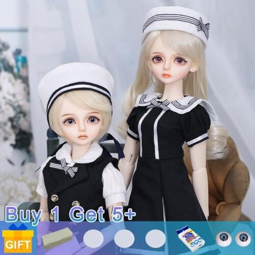 Luts Bory twins 1/4 Doll BJD Movable Joints fullset complete professional makeup Fashion Toy for Girls Gift