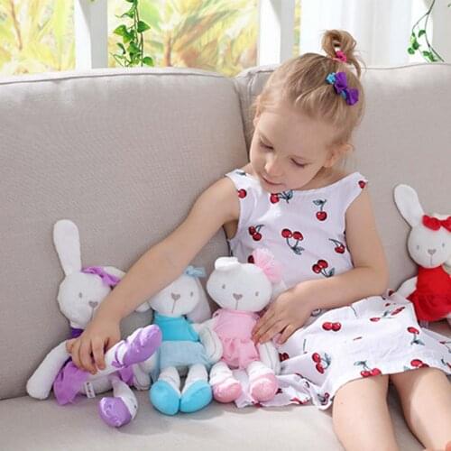 Cute 42cm Large Soft Stuffed Animal Bunny Rabbit Toy Baby Kid Girl Sleeping Stuffed Toys Pets