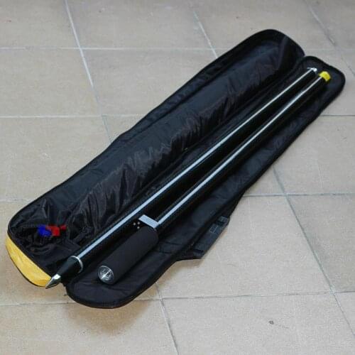 New 2M Carbon Fibre with 2 sections Stitching carbon rod pole fit e GPS