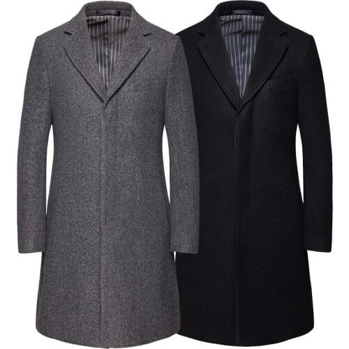 Мужские длинные пальто OLOMLB China At AliExpress