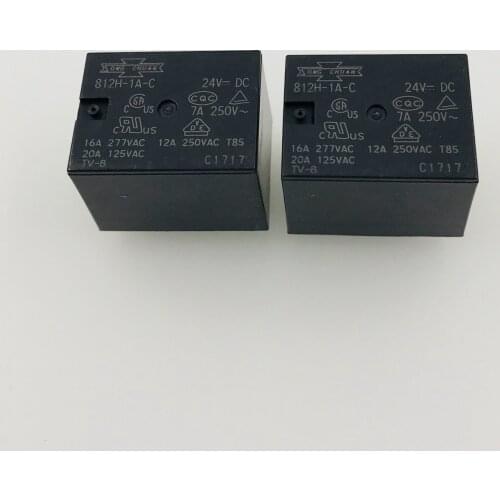 Original 812H-1A-C-24VDC 4pin 16A 277VAC relays