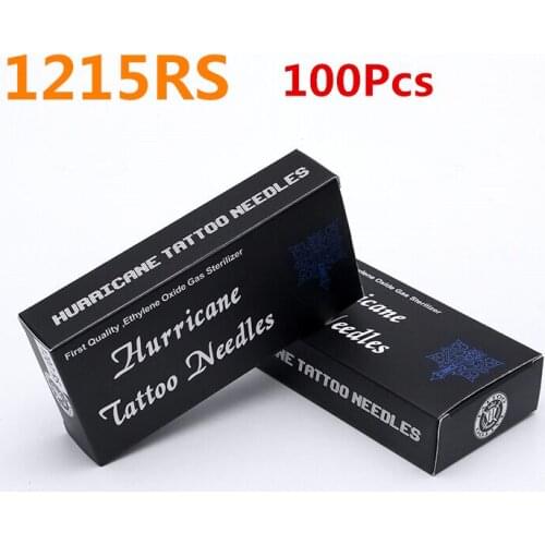 Professional Tattoo Needle 100pcs 1215RS Round Shader Needles Disposable Sterile Tattoo Needles